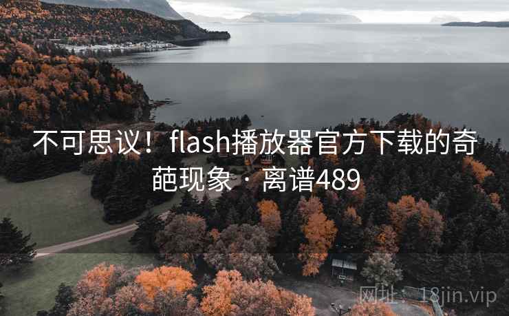 不可思议!flash播放器官方下载的奇葩现象 · 离谱489