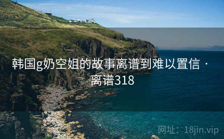 韩国g奶空姐的故事离谱到难以置信 · 离谱318